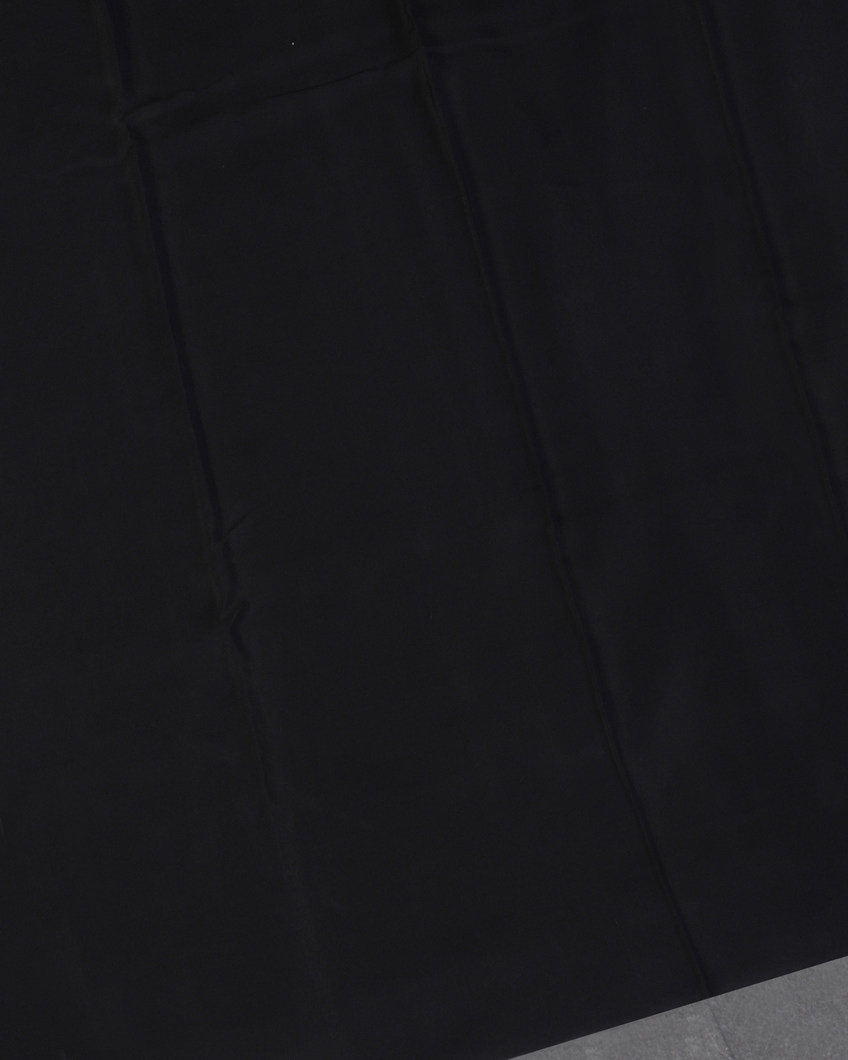 Black Chiffon Silk Saree T4496003