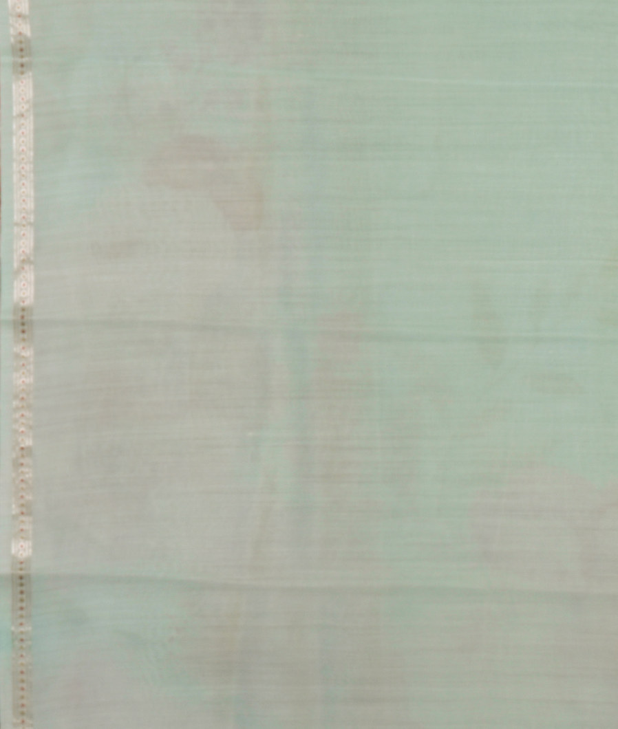 Blue Kora Organza Printed Saree T4396173