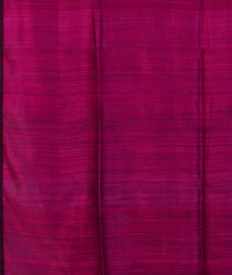 Purple Handwoven Tussar Saree T4300083