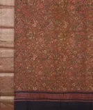 Brown Chaniya Silk Saree T4315954