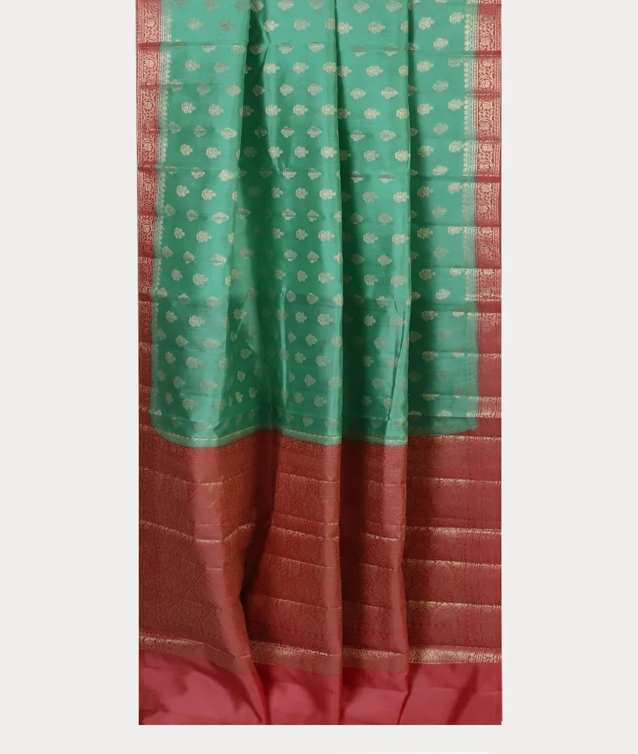 Green Chaniya Silk Saree T4506552