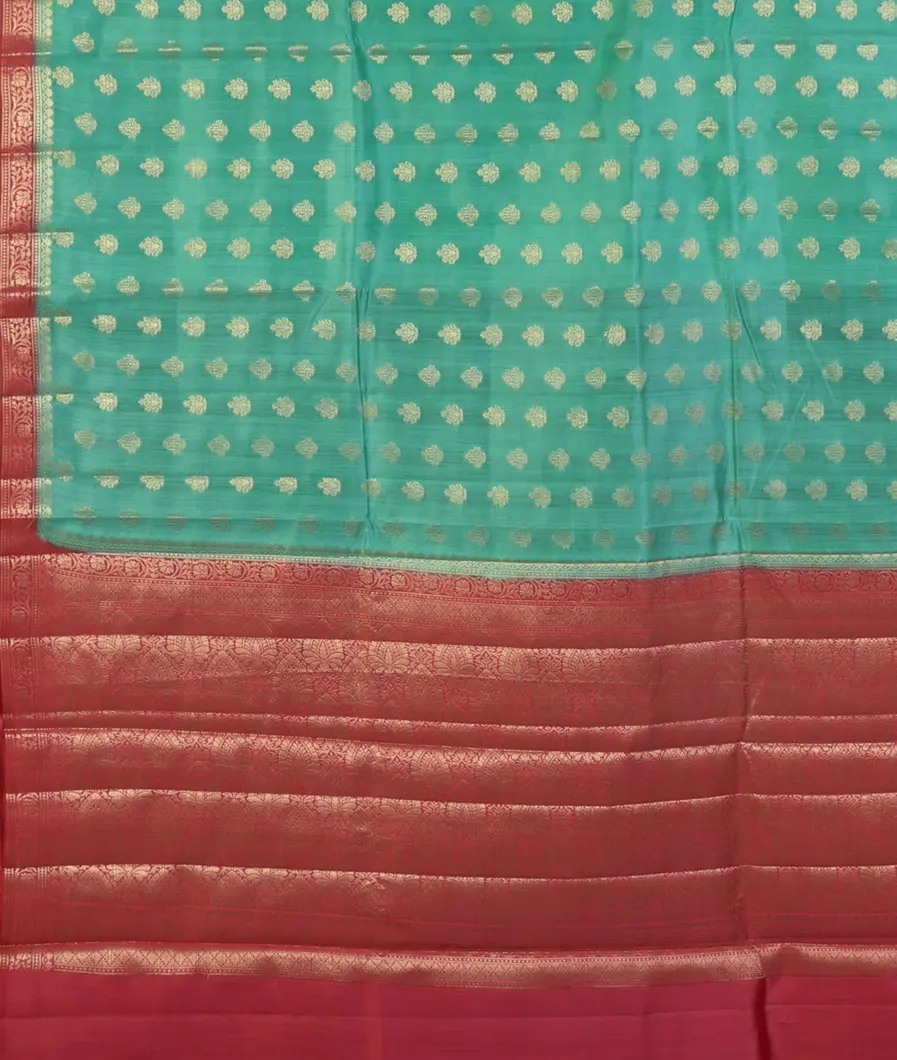 Green Chaniya Silk Saree T4506554