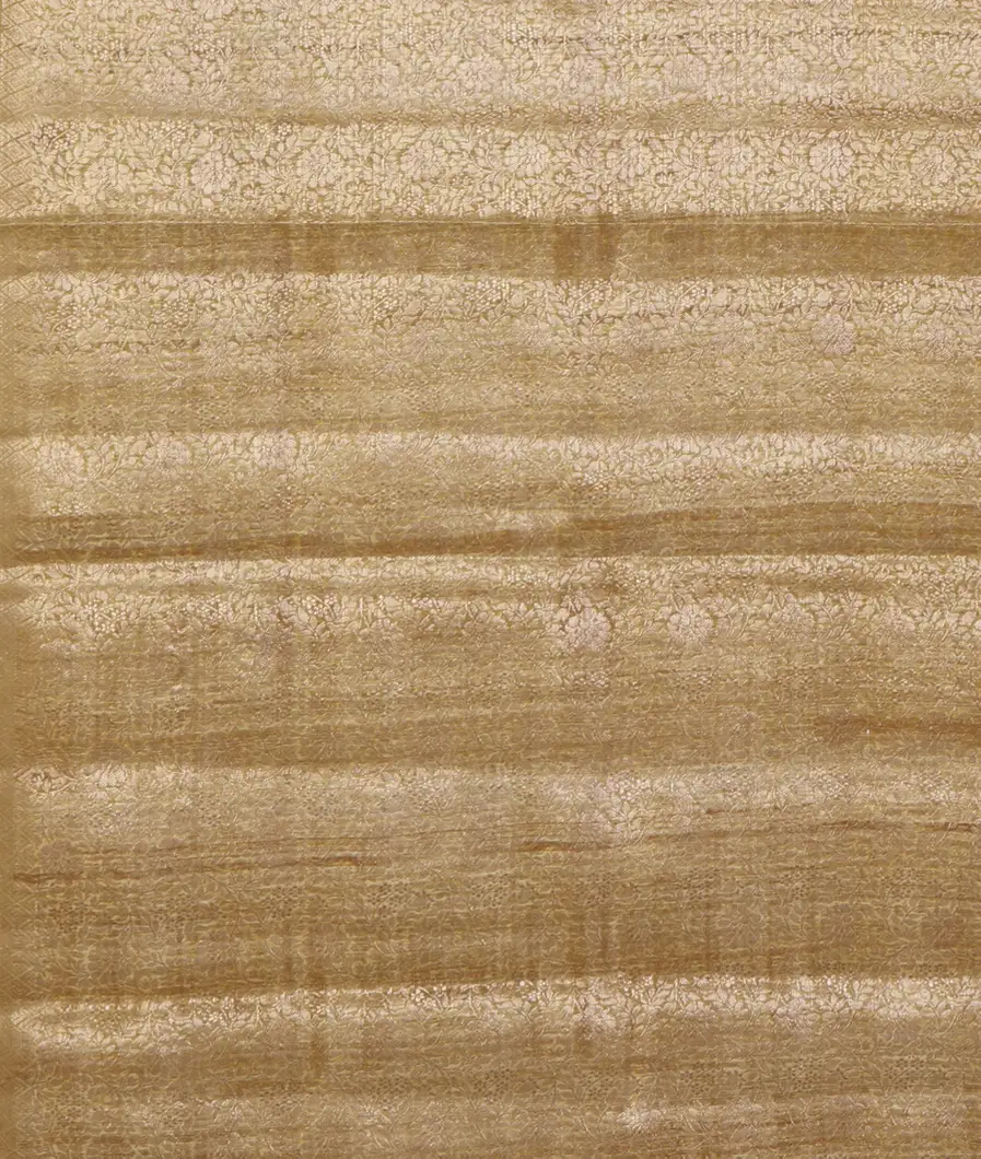 Beige Chaniya Silk Saree T4494043