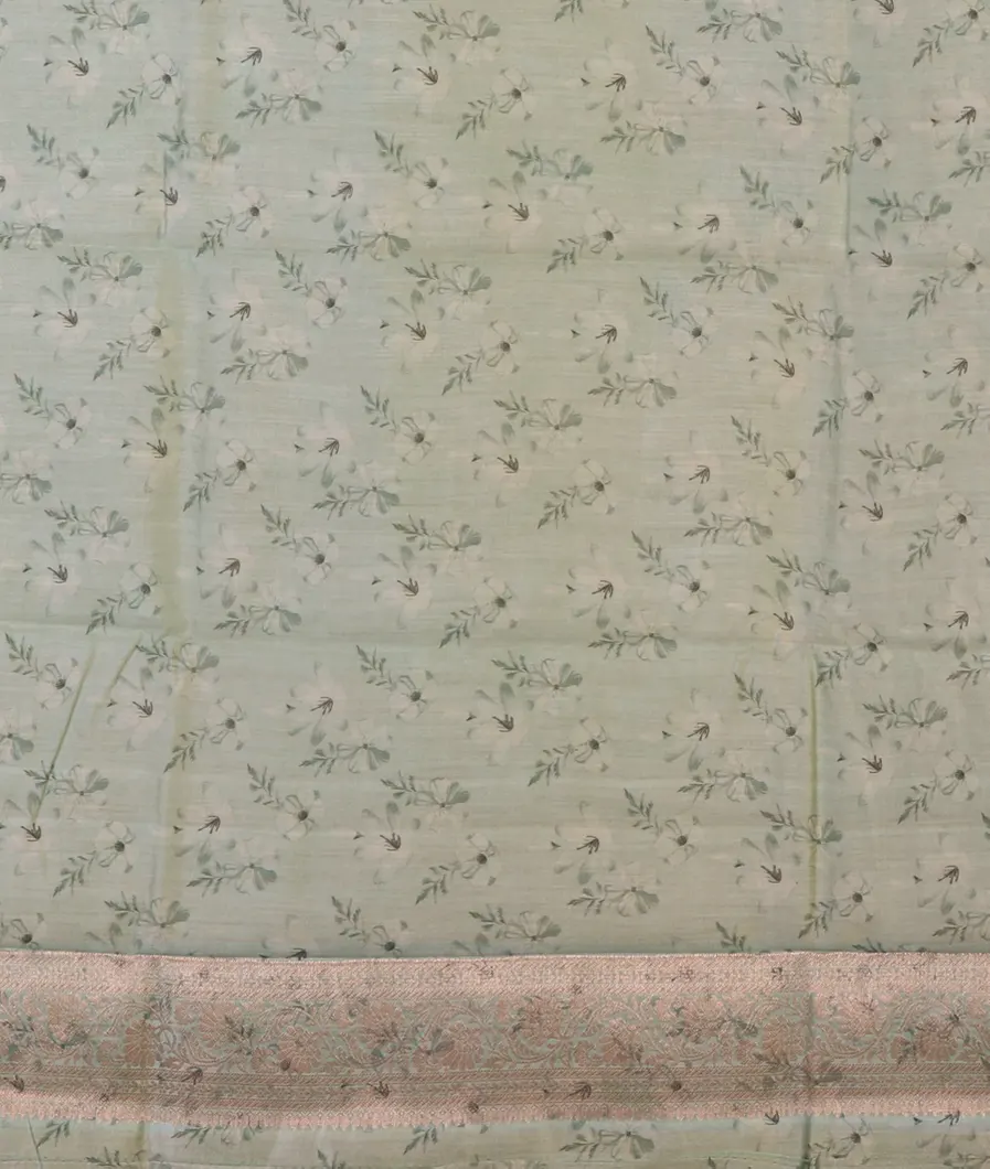 Grey And Beige Chaniya Silk Saree T4494193