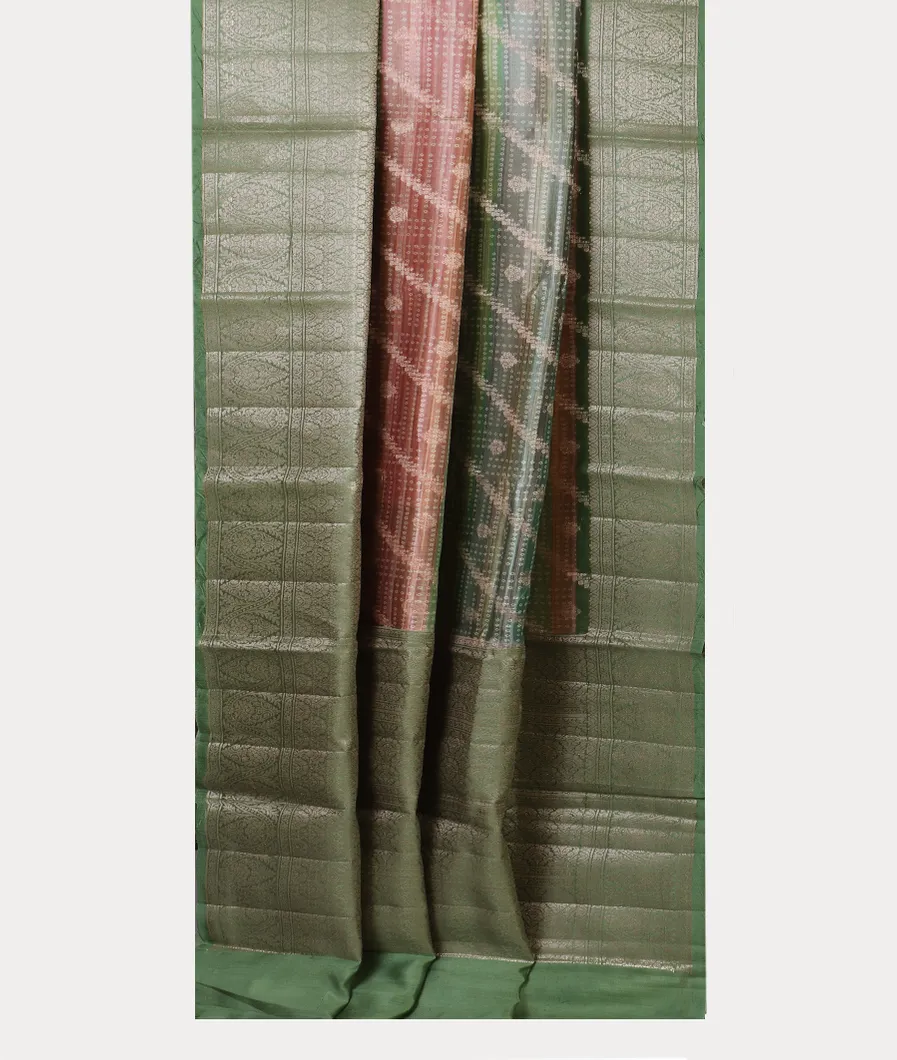 Multicolour Chaniya Silk Saree T4037072