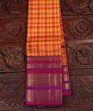 Multicolour Handwoven Kanjivaram Silk Saree T4298201