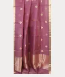 Lavender Banaras Organza Saree T4492062