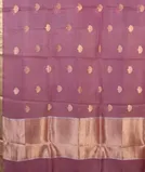 Lavender Banaras Organza Saree T4492064
