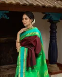Brown Kanjivaram Silk Saree T4270509