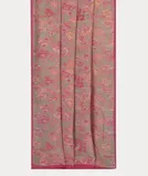 Grey Crepe Silk Saree T4344262