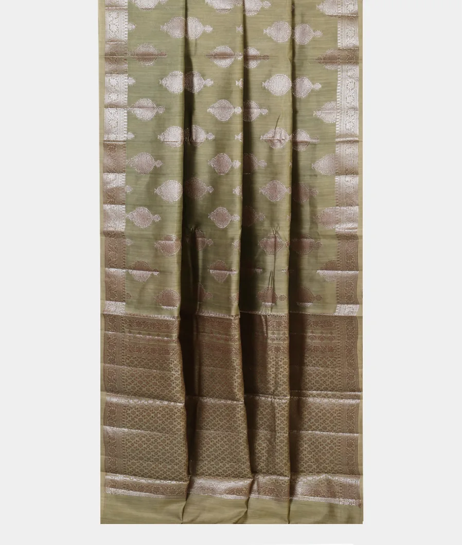 Green Chaniya Silk Saree T4506152