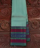 Blue Handwoven Kanjivaram Silk Saree T4425501