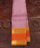 Lavender Handwoven Kanjivaram Silk Saree T4186651
