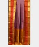 Lavender Handwoven Kanjivaram Silk Saree T4186652