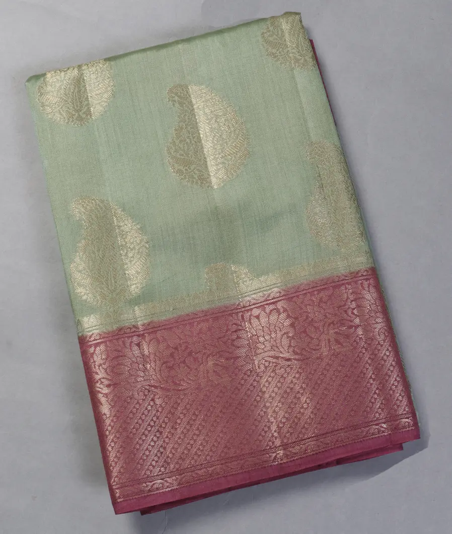 Green Chaniya Silk Saree T450665-image
