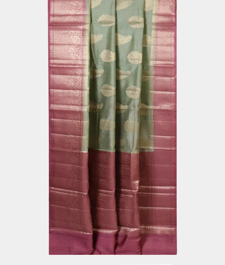 Green Chaniya Silk Saree T4506652