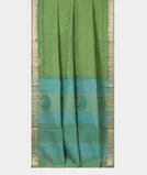 Green Maheshwari Printed Cotton Saree T4280242