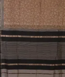 Brown Maheshwari Printed Cotton Saree T4511254