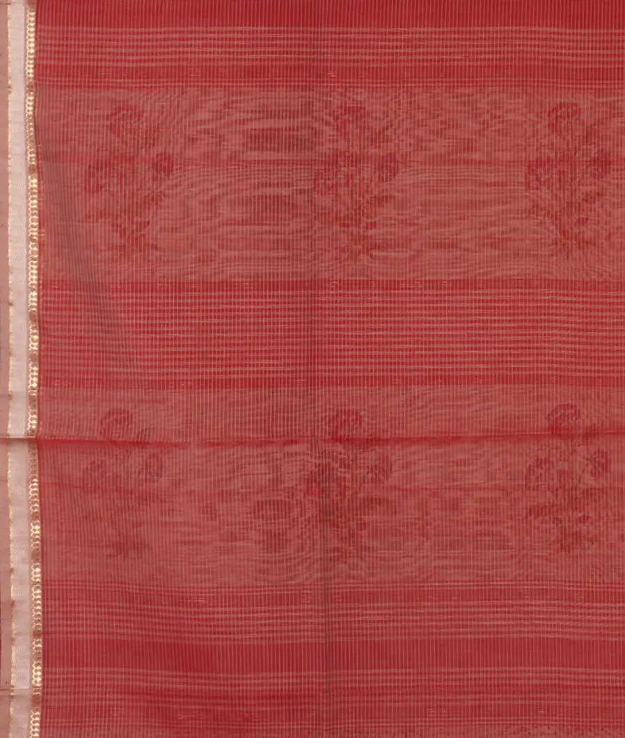 Beige Maheshwari Printed Cotton Saree T4280313