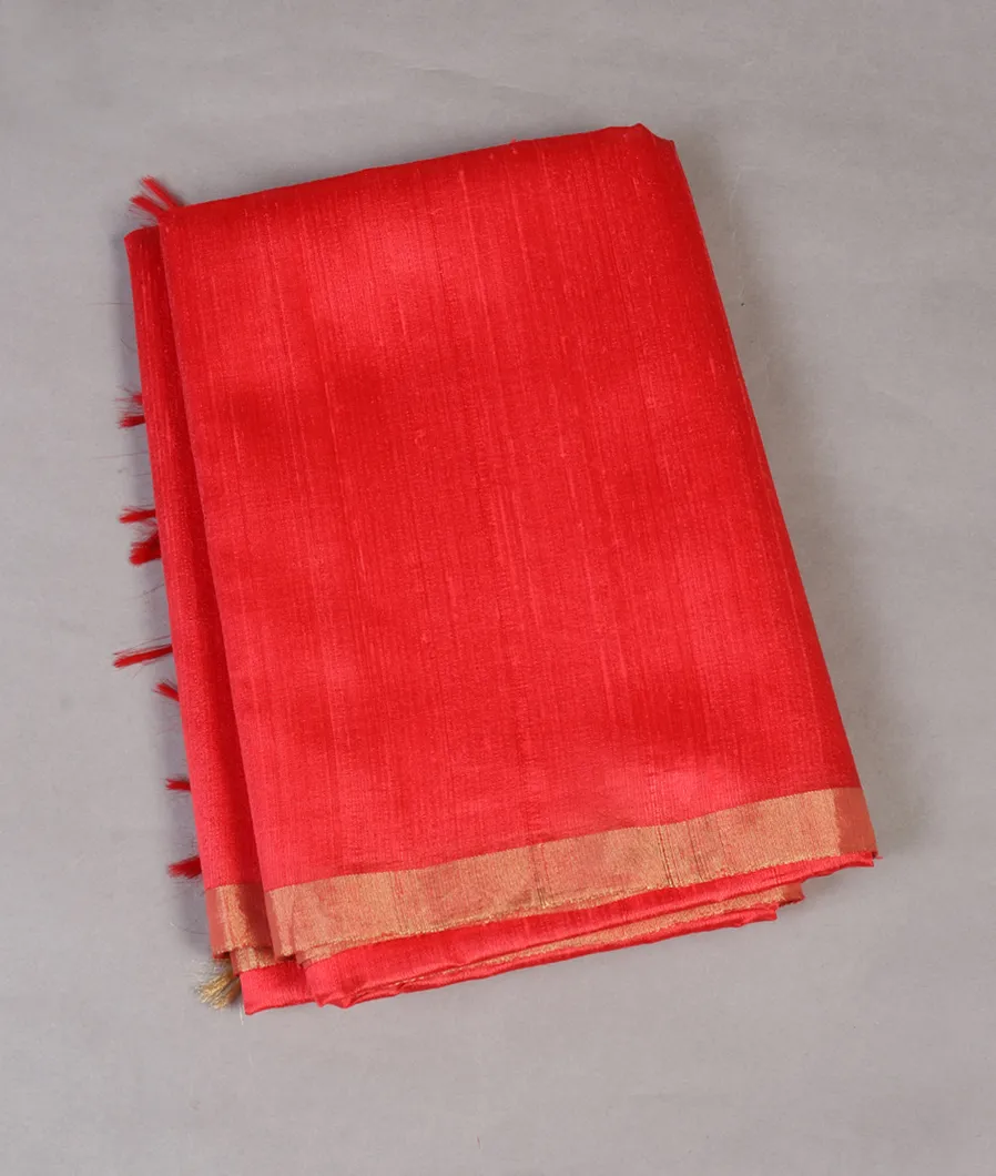 Peach Woven Raw Silk Saree T445901-image
