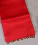 Red Kora Organza Embroidery Saree T4514321