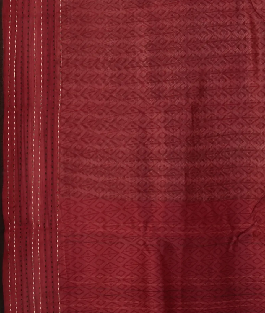 Off - White Soft Printed Cotton Saree T4335773