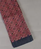 Purple Soft Printed Cotton Saree T4534771