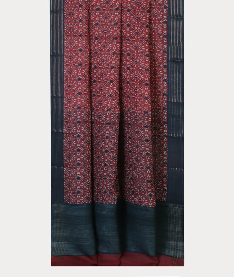 Purple Soft Printed Cotton Saree T4534772