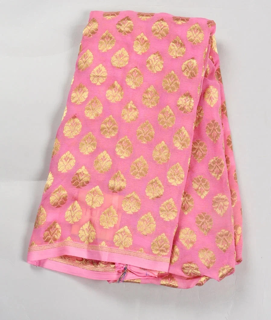 Pink Georgette Silk Blouse T419389-image
