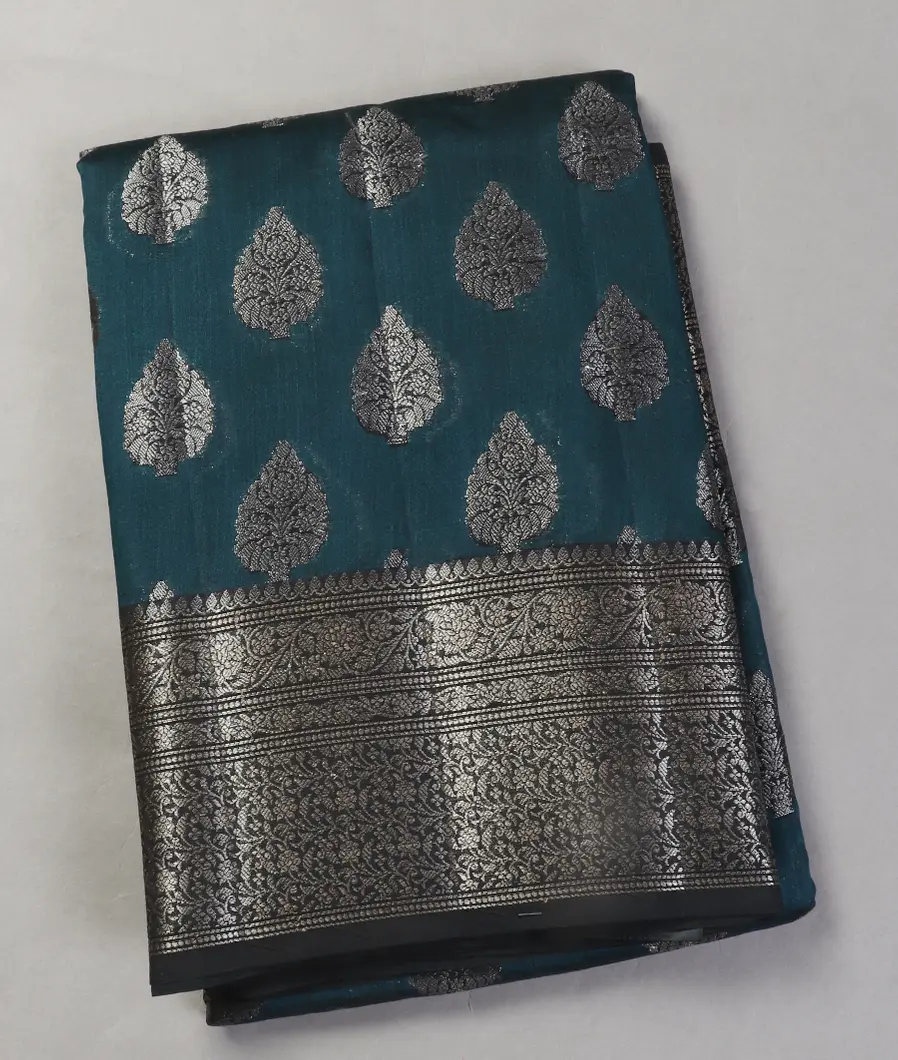 Blue Chaniya Silk Saree T451668-image