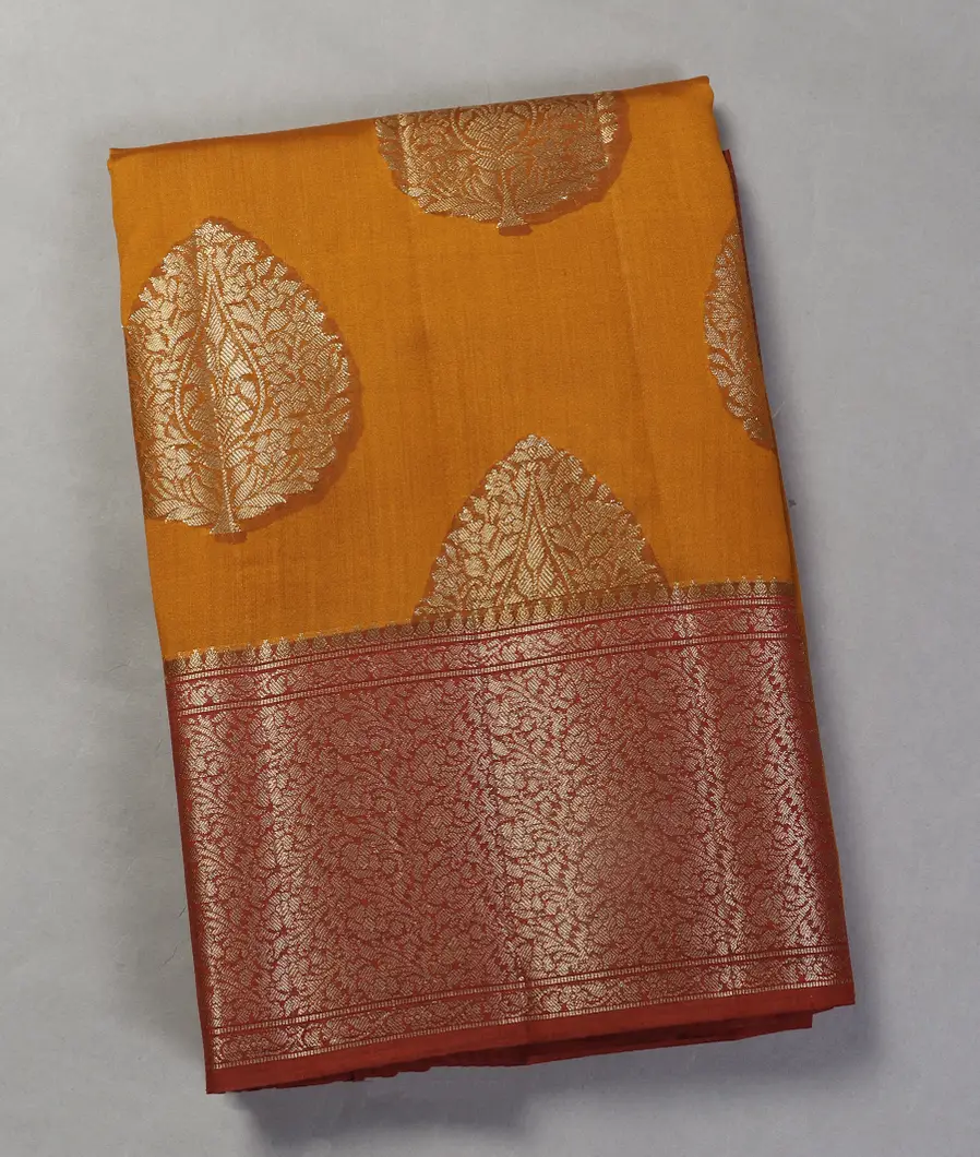 Yellow Chaniya Silk Saree T451663-image