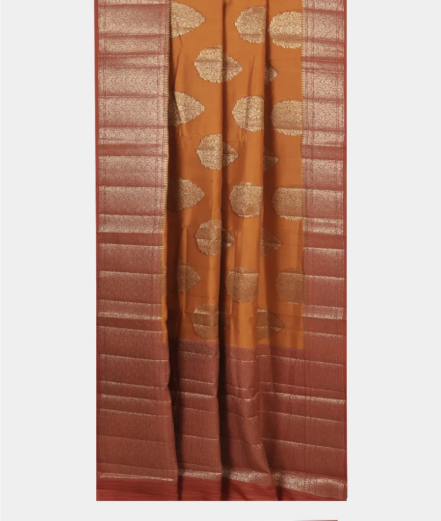 Yellow Chaniya Silk Saree T4516632