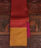 Red Handwoven Kanjivaram Silk Saree T4264351