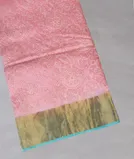 Pink Silk Kota Embroidery Saree T4465421