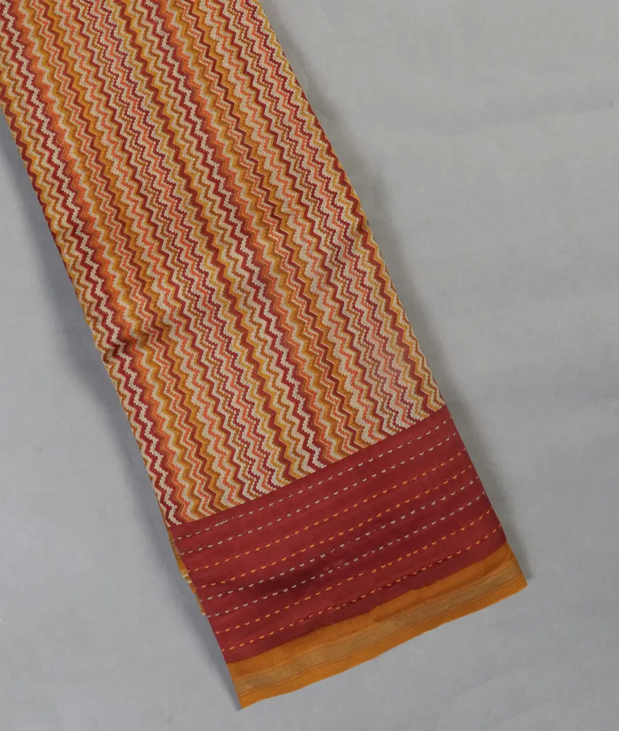 Multicolour Soft Printed Cotton Saree T433568-image