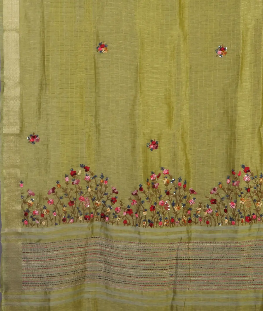 mehndi-green-linen-embroidery-saree-t454365-t454365-d