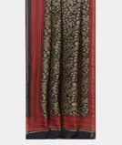Midnight Blue Soft Printed Cotton Saree T4429152