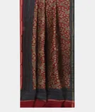 Maroon Soft Printed Cotton Saree T4335432