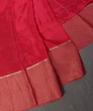 Pinkish red Mysore Silk Saree T4392891