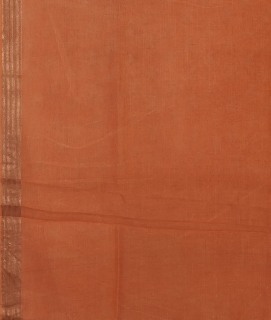 Peach Soft Printed Cotton Saree T4534613