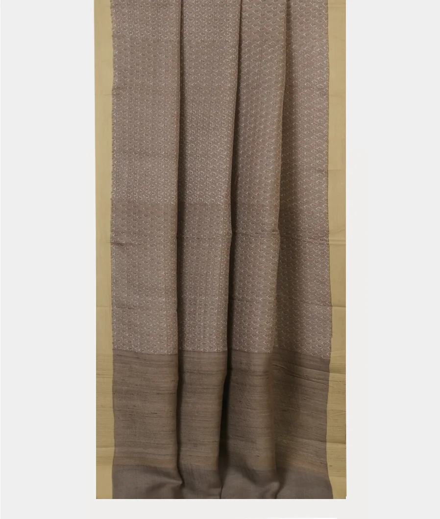 Grey Kota Cotton Saree T4534202
