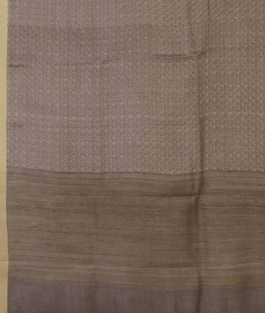 Grey Kota Cotton Saree T4534204