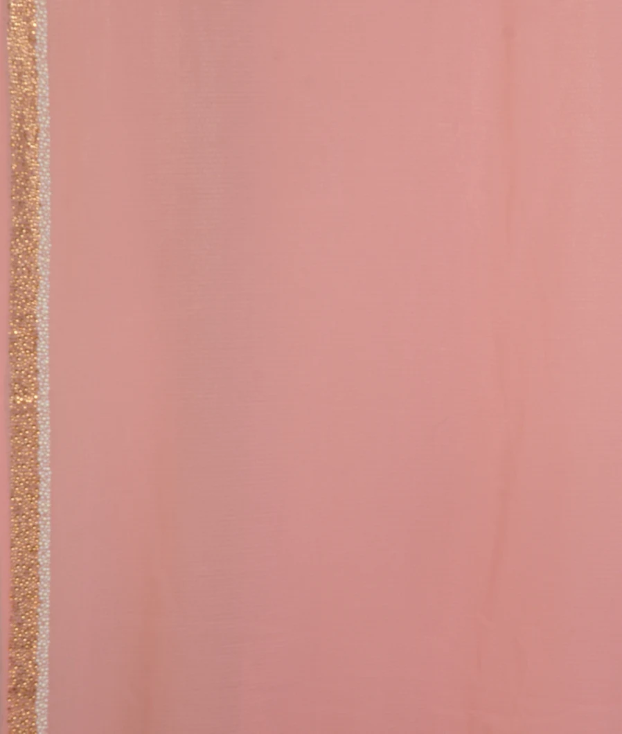 Pink Georgette Silk Embroidery Saree T4493223