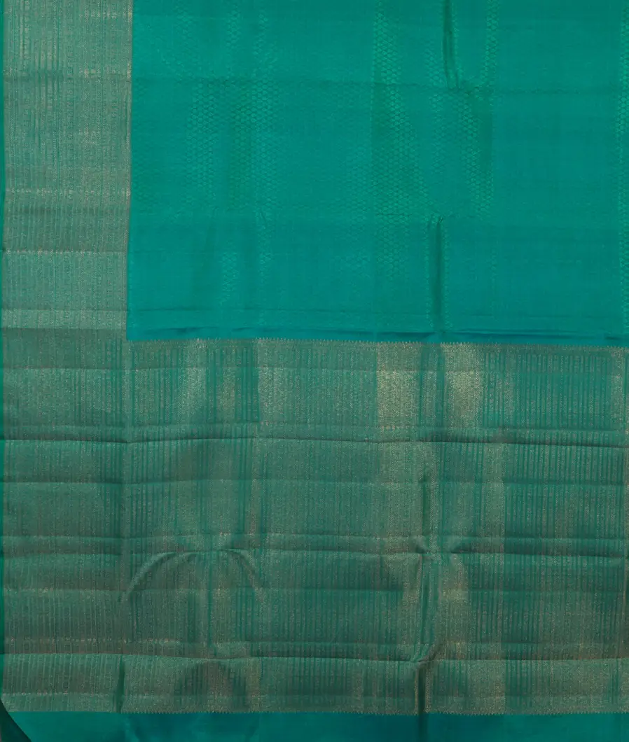 Green Handwoven Kanjivaram Silk Saree T3610514