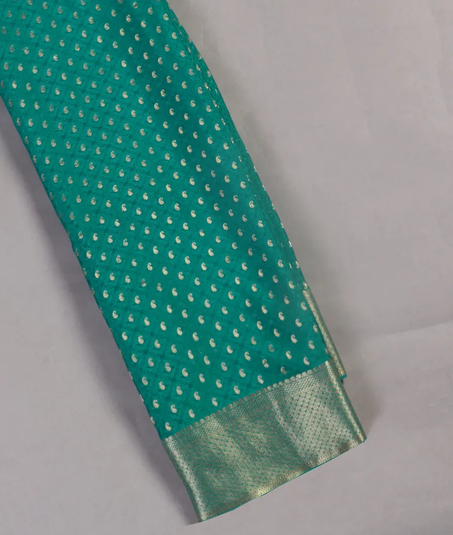 Green Crepe Silk Saree T440794-image