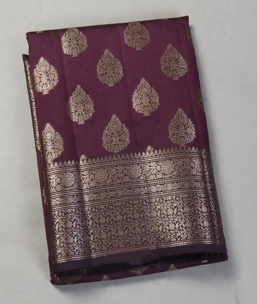 Purple Chaniya Silk Saree T451664-image
