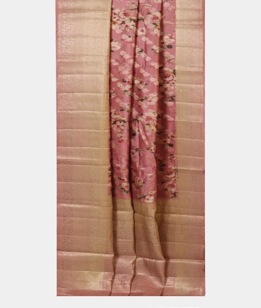 Pink Chaniya Silk Saree T4494302