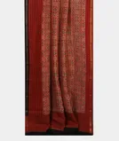 Red Soft Printed Cotton Saree T4335742