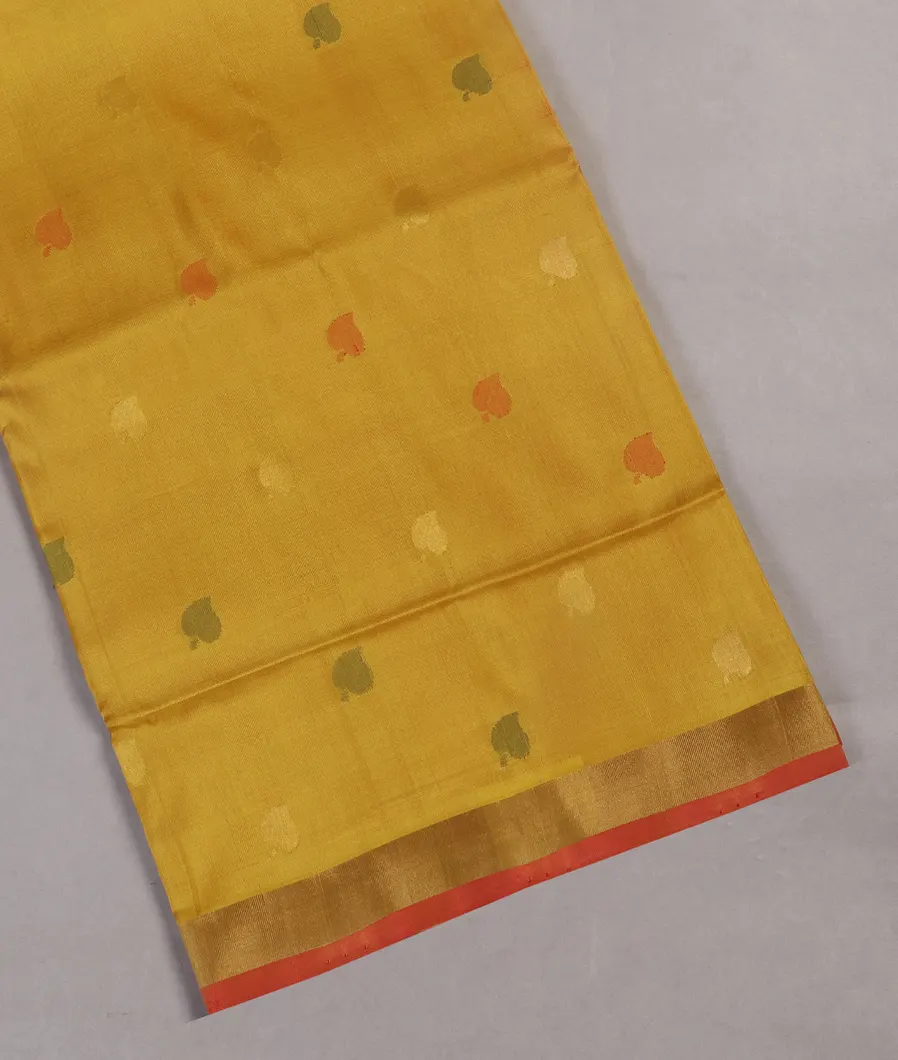 Yellow Uppada Silk Saree T453842-image
