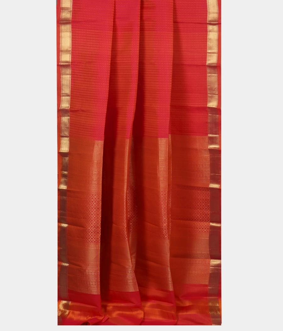 Pinkish Orange Soft Silk Saree T4498002
